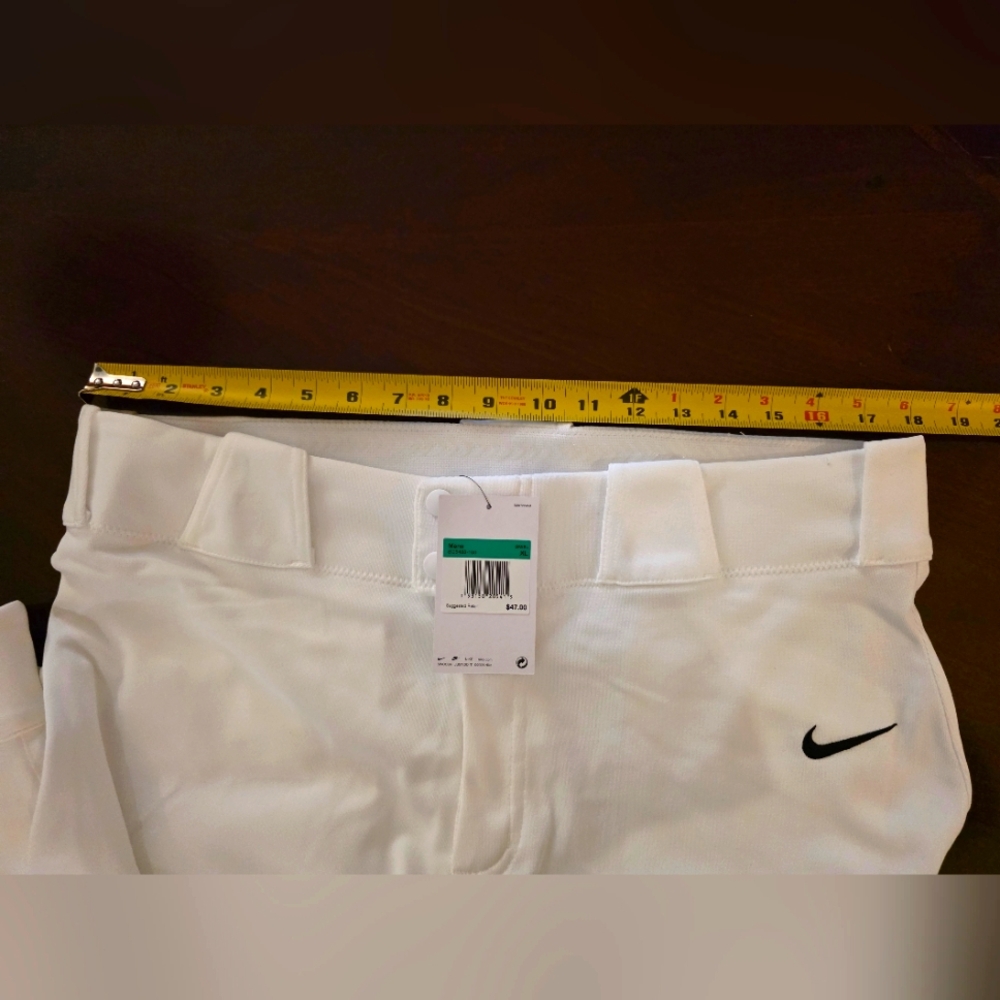 2 Pairs of Men's White NIKE Baseball Pants both Size XL - Picture 7 of 7